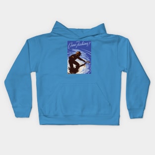 Come fishing! Kids Hoodie